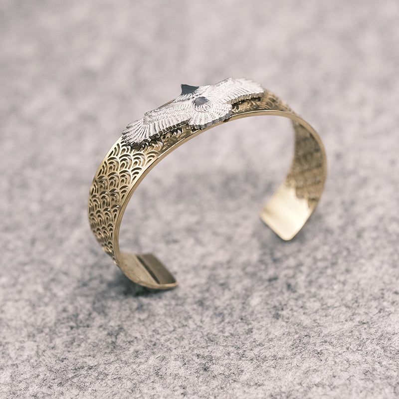 Eagle Silver L Bangle – SOULITE