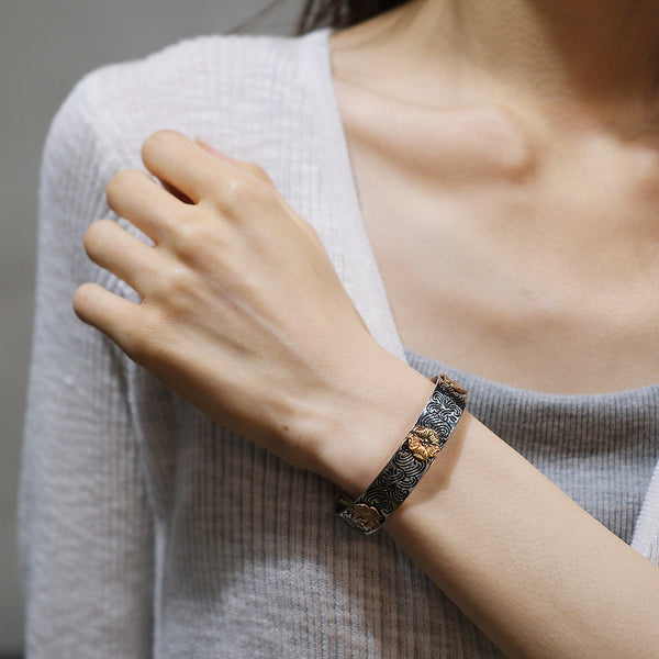 Flower Big Rose S Bangle