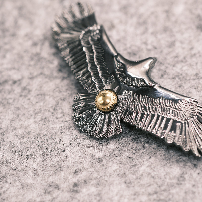 Eagle Black Sun Necklace