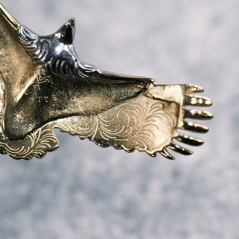 Eagle Gold Flower Necklace