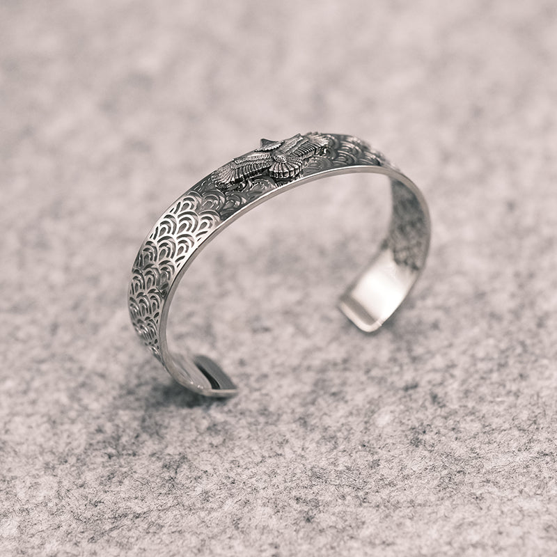 Eagle Silver S Bangle