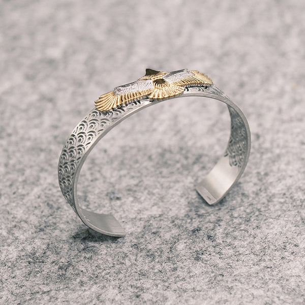 Eagle Gold Bangle L – SOULITE
