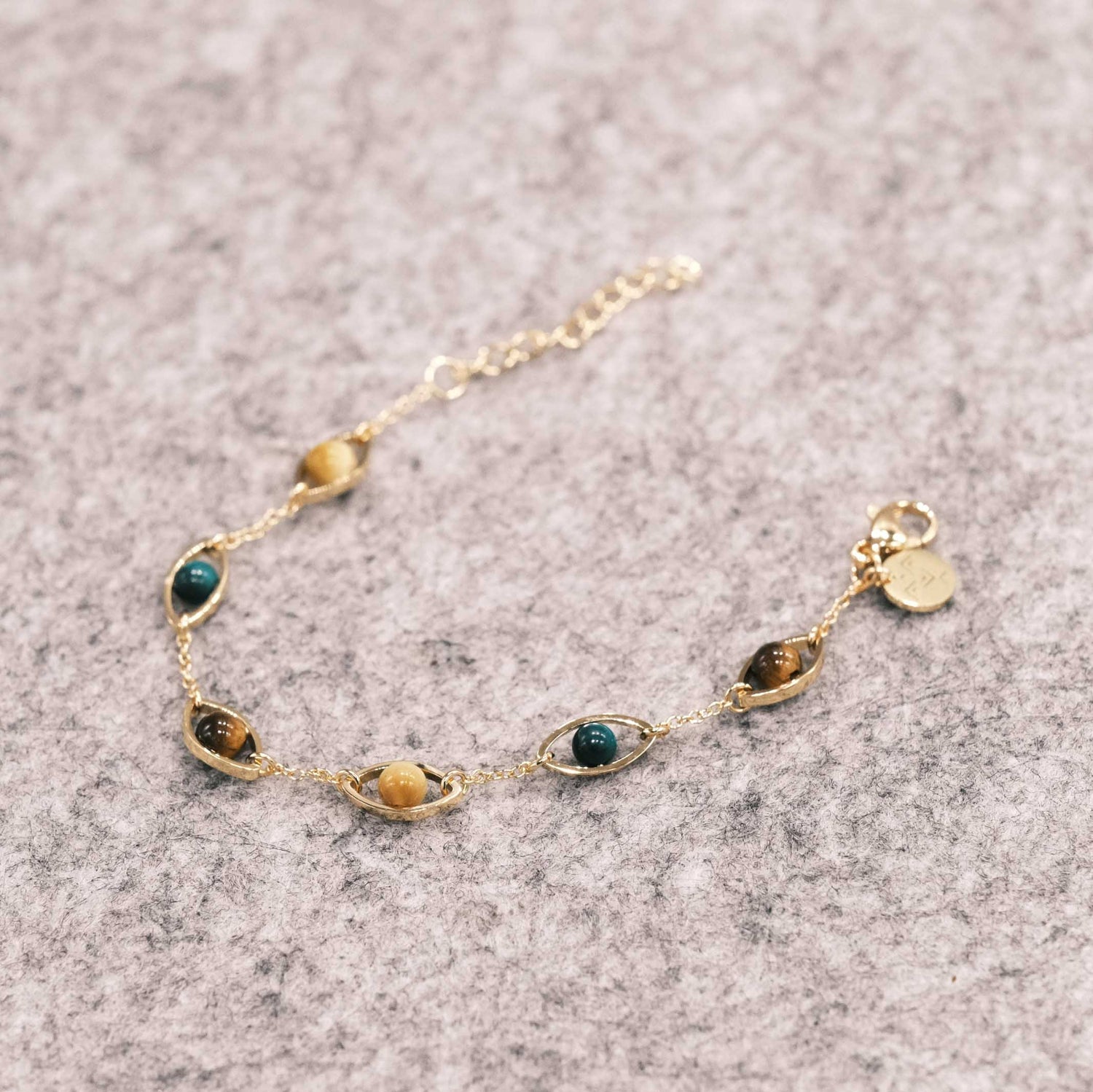 Tiger Eye Gold Bracelet SOULITE
